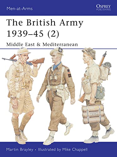 The British Army 1939-45 (2): Middle East & Mediterranean (Men-at-Arms) Cover