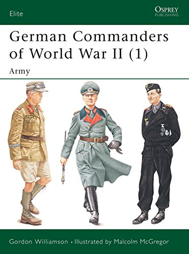 German Commanders of World War II (1): Army Cover