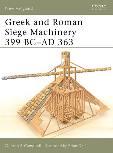 Greek and Roman Siege Machinery 399 BC-AD 363 Cover