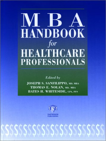 MBA Handbook for Healthcare Professionals Cover