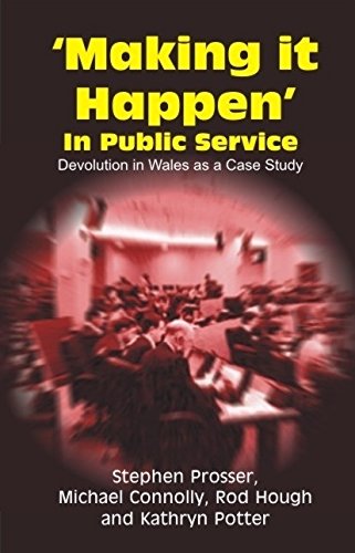 Making It Happen' in Public Service Cover