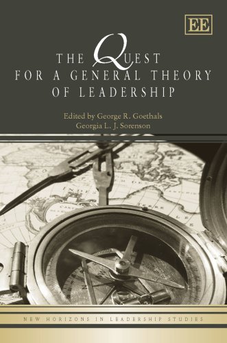 The Quest for a General Theory of Leadership (New Horizons in Leadership Studies Series) Cover