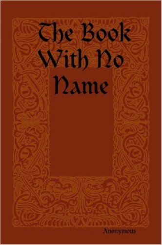 The Book With No Name Cover