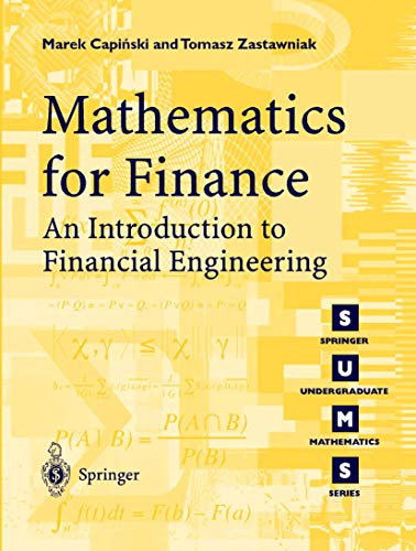 Mathematics for Finance Cover