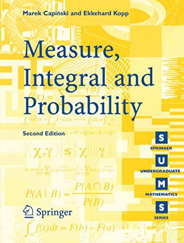 Measure, integral and probability Cover