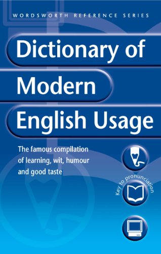 A dictionary of modern English usage Cover