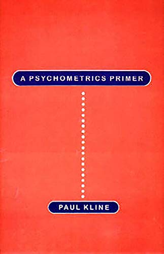 A Psychometrics  Primer Cover