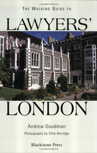 The walking guide to lawyers' London Cover