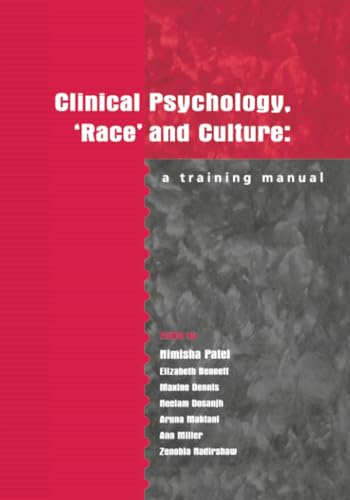 Clinical psychology, 'race', and culture Cover
