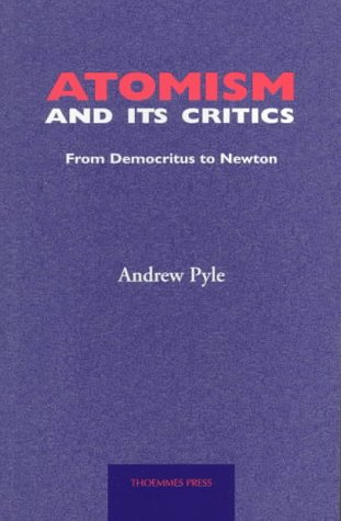 Atomism and its critics Cover