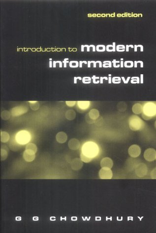 Introduction to modern information retrieval Cover