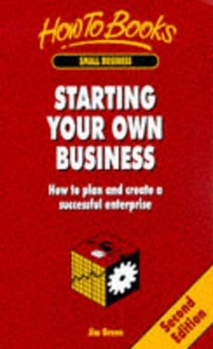 Starting Your Own Business Cover