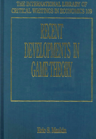 Recent Developments in Game Theory (International Library of Critical Writings in Economics) Cover