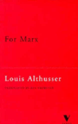 For Marx (Verso Classics, 1) Cover
