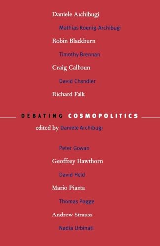 Debating cosmopolitics Cover