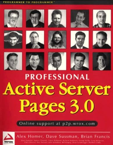 Professional Active Server Pages 3.0 Cover