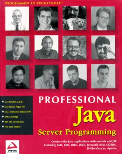 Professional Java Server programming Cover