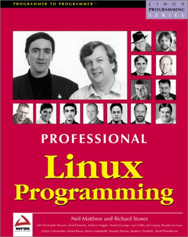 Professional Linux programming Cover