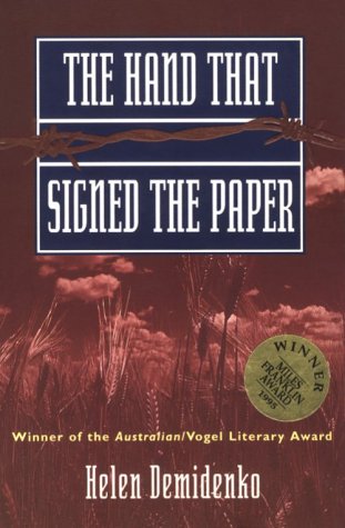 The hand that signed the paper Cover