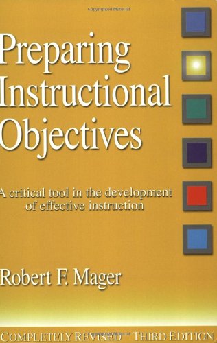Preparing instructional objectives Cover