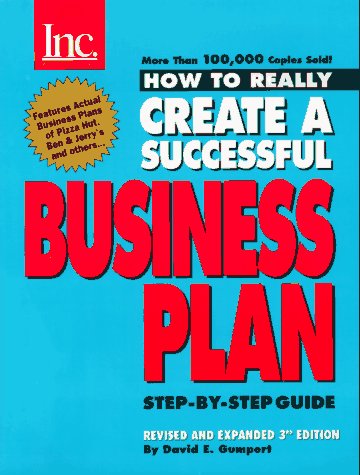 Inc. magazine presents how to really create a successful business plan Cover