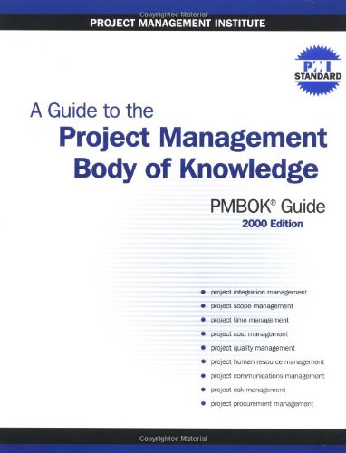 A guide to the project management body of knowledge (PMBOK guide). Cover
