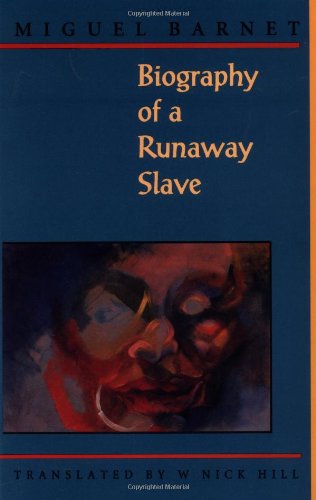 Biography of a runaway slave Cover