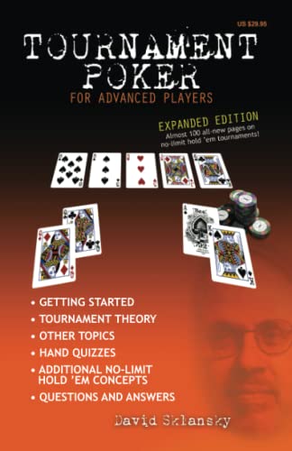 Tournament Poker for Advanced Players Cover