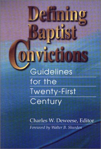 Defining Baptist convictions Cover