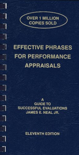 Effective Phrases For Performance Appraisals Cover
