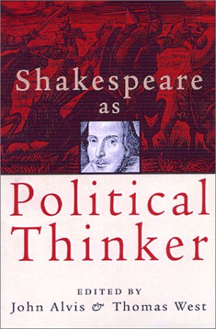 Shakespeare as political thinker Cover