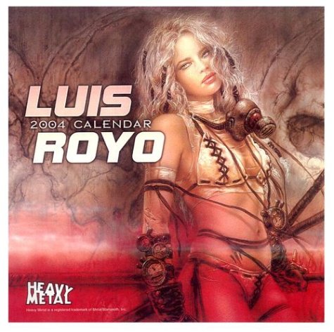 Luis Royo 2004 Calendar Cover