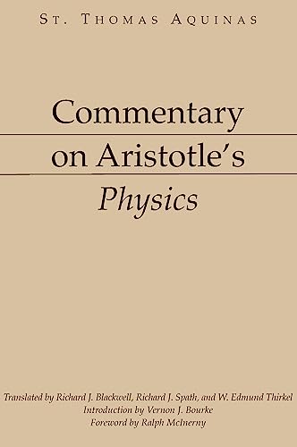 Commentary on Aristotle's Physics (Dumb Ox Books' Aristotelian Commentary Series) Cover