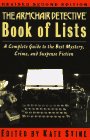 The Armchair detective book of lists Cover