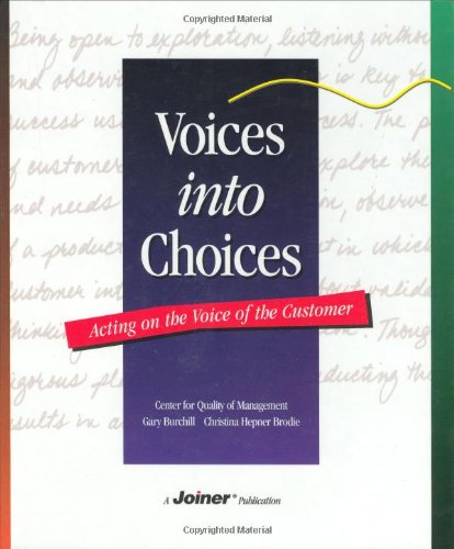 Voices into choices Cover
