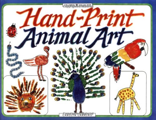 Hand-print animal art Cover