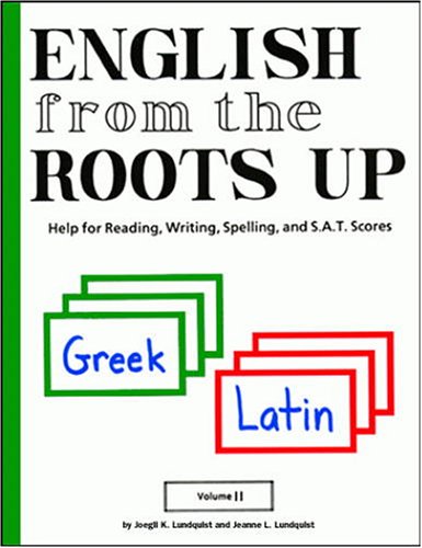 English from the roots up. Cover
