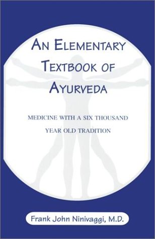 An Elementary Textbook of Ayurveda Cover