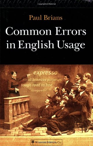 Common errors in English usage Cover