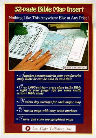 Bible Map Insert (Find Every Place Mentioned in the Bible) Cover