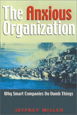 The anxious organization Cover
