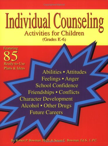 Individual Counseling Activities for Children Cover
