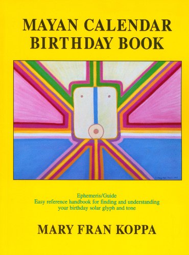 Mayan calendar birthday book Cover