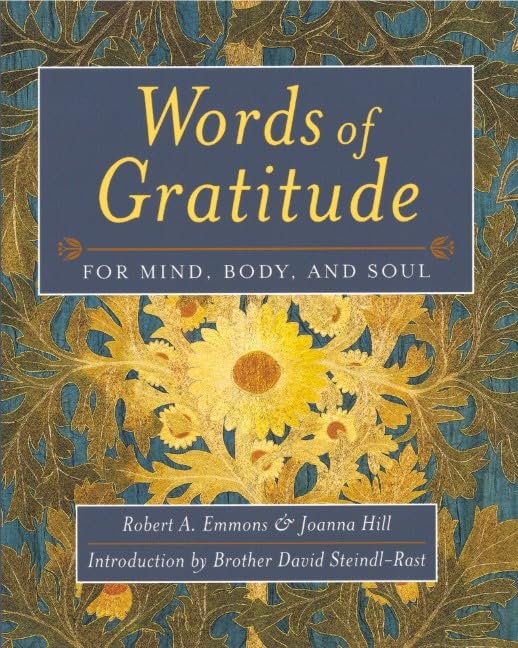 Words of gratitude for mind, body, and soul Cover