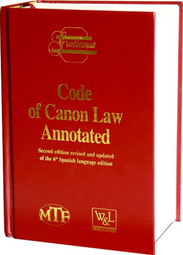 Code of canon law annotated Cover