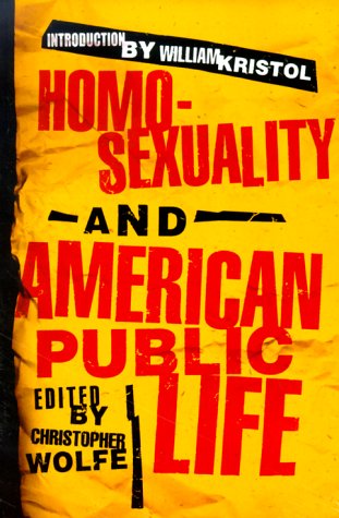 Homosexuality and American public life Cover