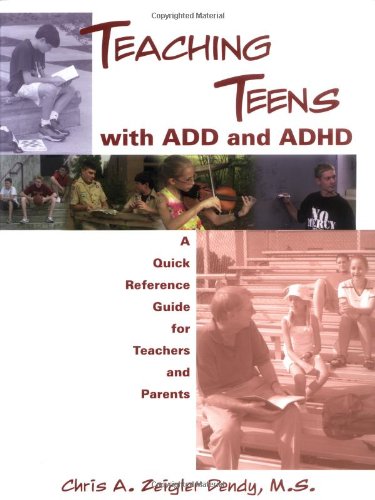 Teaching Teens With Add and Adhd Cover