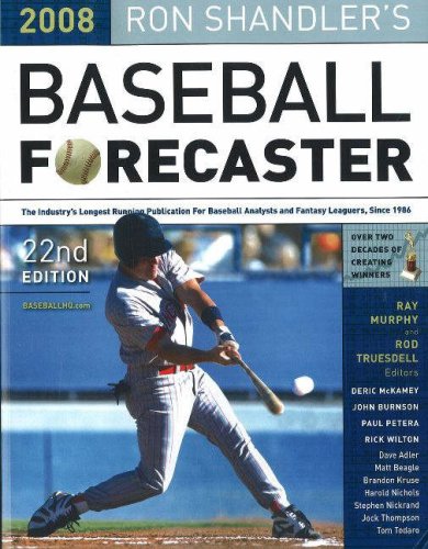 Ron Shandler's Baseball Forecaster 2008 Cover