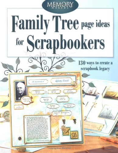 Family Tree Page Ideas For Scrapbookers Cover