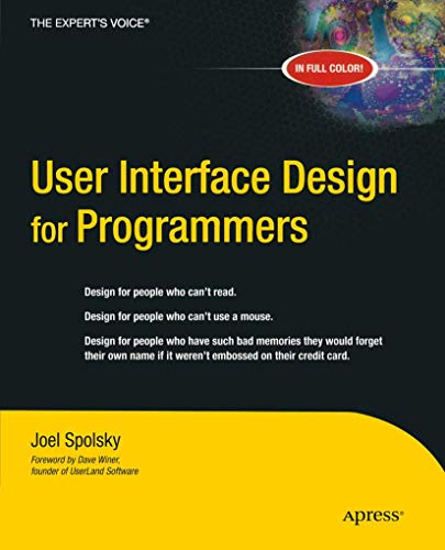 User Interface Design for Programmers Cover